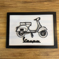 Siluett Vespa